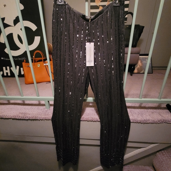 Carlisle Pants - Carlisle Collection Sequin/ Beaded Pants